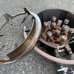 ■②中古品 マルゼン1口コンロ MG-9J 都市ガス 2019年製 スーパージャンボバーナー 鋳物 動作問題なし■