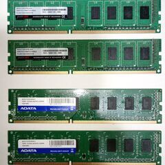 【ネット決済】DDR3 PC1333 デスクトップ用メモリー　4...
