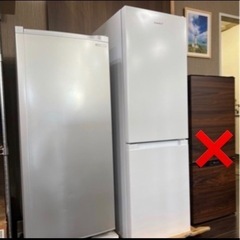 [ジャンク品2台］小型冷蔵庫1台冷凍庫1台差し上げます。