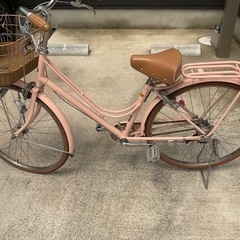 販売済み　26型ブリヂストン自転車　中古　ピンク