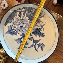 大皿 花 牡丹 芍薬 31cm