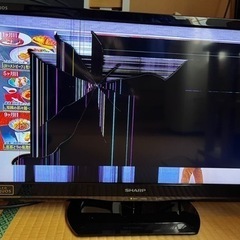 【ジャンク】シャープ AQUOS 24型液晶テレビ