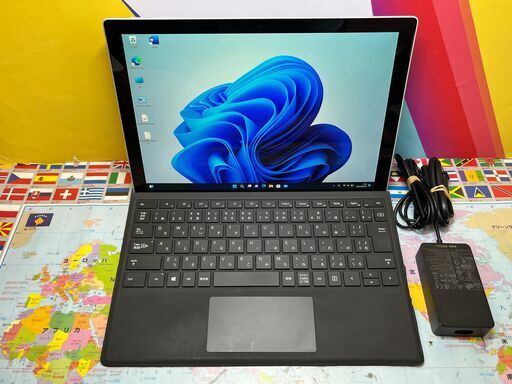 JC07107 マイクロソフト Surface Pro5 1807 SIM キーボード 優良品 office Win11