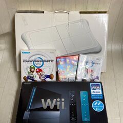 A3551　任天堂Wii本体Wiiソフトマリオカートマリオフィッ...