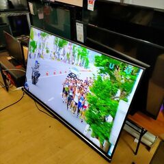 S1051　カラーテレビ　SHARP　LC-60XL20　60インチ　2015年製　スタンド欠品　送料B　札幌　プラクラ　南９条店