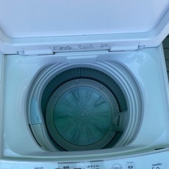 AQUA 5．0kg全自動洗濯機 keyword キーワードホワイト AQW-GS5E7 KW リサイクルショップ宮崎屋　佐土原店　23.8.20F
