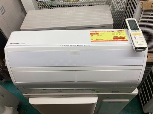 K04456　パナソニック　中古エアコン　主に14畳用　冷房能力　4.0KW ／ 暖房能力　5.0KW