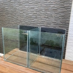 テトラ　ガラス水槽２本　38×30×30
