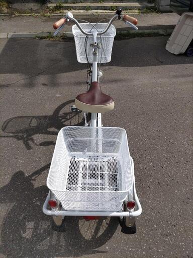 高齢者用三輪車 三輪車自転車 小型三輪車 ご付き折りたたみ式最大荷重