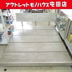 クイーンサイズ ベッドフレーム ロータイプ 幅160cm 寝具 ...