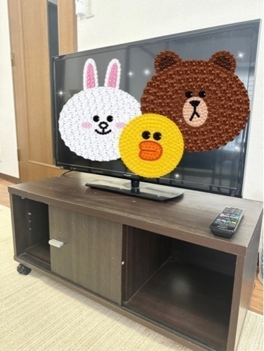 【値下げ】SHARP 液晶カラーテレビ 32型　テレビ台セット