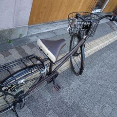 SUBCREW[サブクルー]26吋 ファッションファミリーサイクル 外装6段/LEDオート/ブラウン