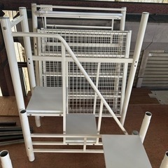 ◇階段付き　ロフトベッド◇コンセント付き