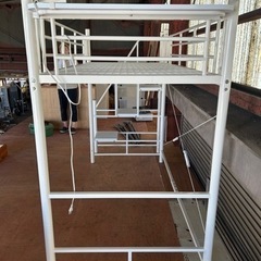 ◇階段付き　ロフトベッド◇コンセント付き
