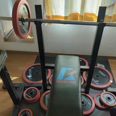 ダンベル・ベンチプレス等筋トレセット