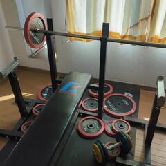 ダンベル・ベンチプレス等筋トレセット