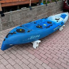 カヤック(Viking ニモ 2+1)＆魚探(PS-611CN)ほか 全部揃うフルセット(配送可) カヤック(Viking ニモ 2+1)＆魚探(PS-611CN)ほか 全部揃うフルセット(配送