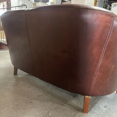 【革製】BASTEX イタリア製ソファー 脚付き ヴィンテージ 希少 早いもの勝ち！ 引取歓迎 配送OK