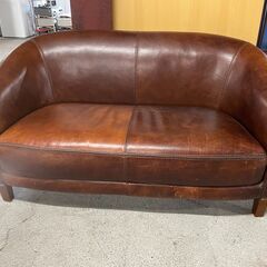 【革製】BASTEX イタリア製ソファー 脚付き ヴィンテージ 希少 早いもの勝ち！ 引取歓迎 配送OK