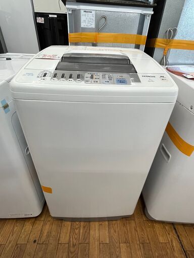 【リサイクルショップどりーむ鹿大前店】No.6963　洗濯機　HITACHI　2010年製　7.0㎏　白い約束　NW-７KY
