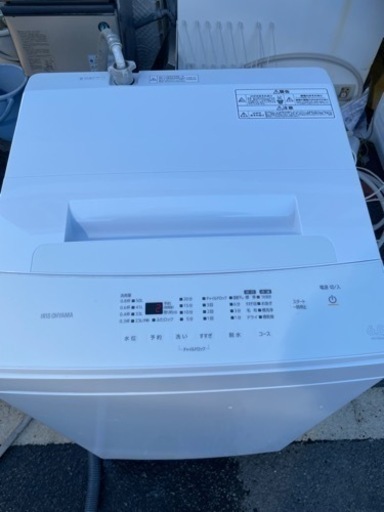 2021年製❗️アイリスオオヤマ　全自動洗濯機 6.0kg IAW-T604E-W ホワイト　リサイクルショップ宮崎屋　佐土原店　23.8.20F