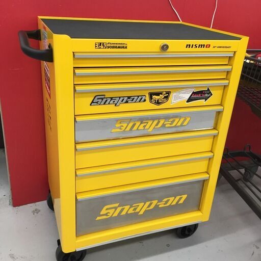 【中古】【店頭引取限定】snap-on スナップオン　ロールキャブ 工具箱  KRA2007KCPES　希少カラー　イエロー　7段　110,000円