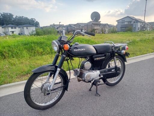 【レトロ】K50　スズキ　50cc　MT　2st　原付　バイク　整備済み　配送可能