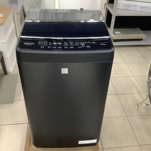 Hisense ハイセンス　洗濯機　5.5㎏　HW-G55E7KK 2020年製