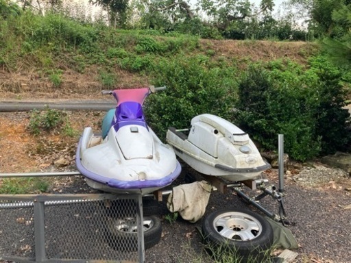 水上バイク☆ビンテージジェット☆カワサキ☆シングル☆2人乗り☆xi750☆550☆2台セット☆