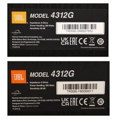 【ヤ取】≪W1137ジ≫極美品 JBL 4312G スピーカー ペア 3ウェイ/ブックシェルフ型コントロールモニター 外箱付き 音響機器/オーディオ機器 現状品 