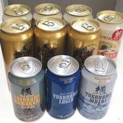 ビール10本、エビス、一番絞り、横浜