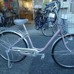 中古自転車2687 日本製 26インチ ギヤ無し LEDオートライト