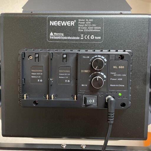【動画撮影用照明】NEEWER 2パック 二色660 ビデオライトとスタンドキット