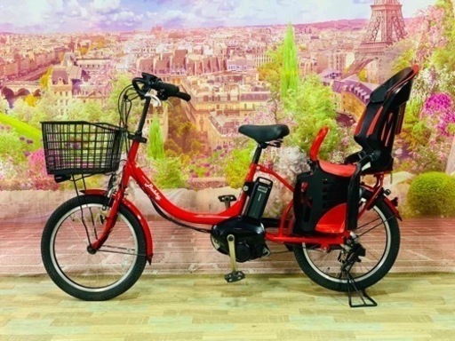 ❹ 5577子供乗せ電動アシスト自転車ヤマハ3人乗り対応20インチ