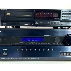☆ソニーCDプレーヤー、オンキョウAVアンプ、ビクタースピーカー ☆ソニーCDプレーヤー、オンキョウAVアンプ、ビクタースピーカー