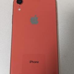 simフリー iPhone XR 64GB コーラル 美品