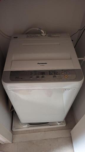 【8,000円】洗濯機 Panasonic na-f50b10 2017年製造