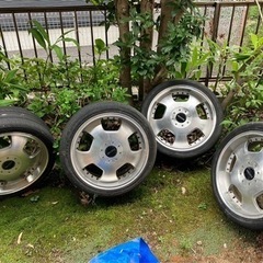 プリウス30系に付けてた18インチホイール 100ピッチ 値下げしました。