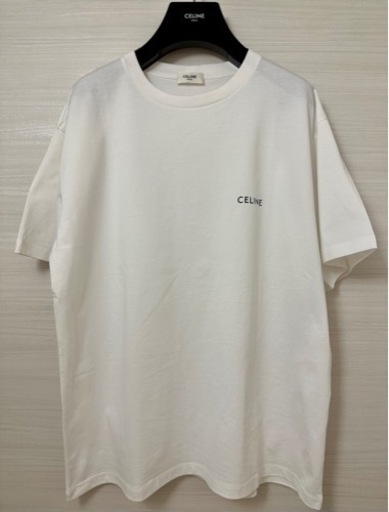 【CELINE】ルーズTシャツ コットンジャージー エクリュ ブラック ホワイト