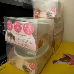 犬猫用食器【ペッツルート　フリーフリー食器×5】未使用