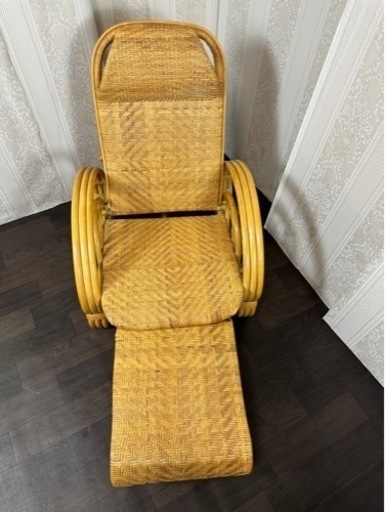 定価¥31590- 籐 三ツ折寝椅子　敬老の日に向けて如何でしょうか？