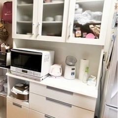 2ヶ月間限定出品】 キッチンボード （カップボード、キッチン収納 