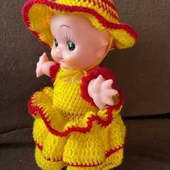 レトロ　キューピー人形　キュピナドール ニットドレス