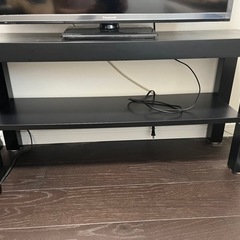 IKEA テレビ台   ラック　ブラック　90x26x45cm