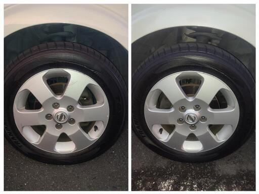 日産 ラフェスタ(CBA−B30)純正16㌅アルミホイールと16㌅タイヤの