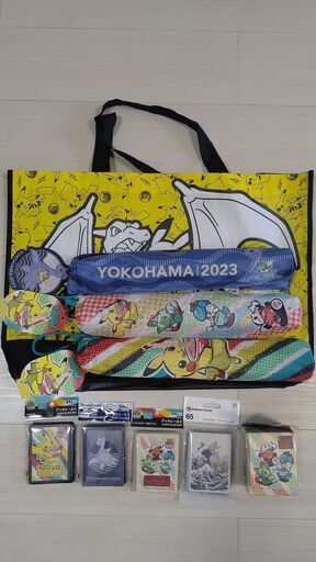 【新品/未開封】【横浜限定8点】ポケモン　デッキケース スリーブ プレイマット　wcs2023