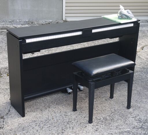 美品 カシオ 電子ピアノ Privia プリヴィア PX-830 デジタルピアノ 88標準鍵盤 ブラックウッド調 フラット鍵盤カバー 椅子付