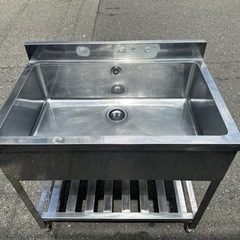 マルゼン 業務用 ステンレス 1槽 シンク W90 D60 H80