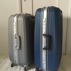 ２個セット　スーツケース　TSAロック　海外対応　3回使用