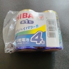 TOSHIBA アルカリ乾電池（単1）2本